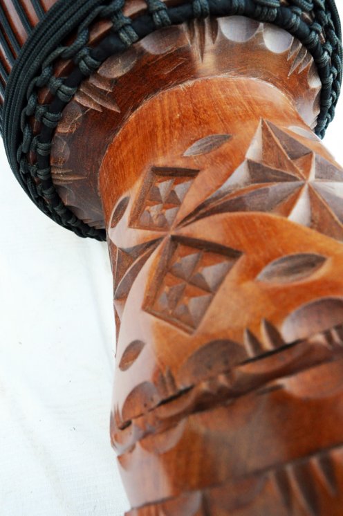 Große Djembe aus Guinea - Oberklasse Djembe Trommel