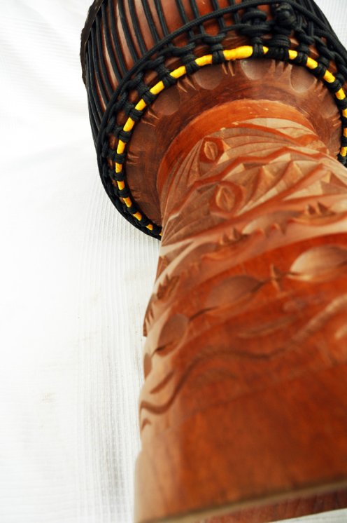 Große Djembe aus Guinea - Oberklasse Djembe Trommel