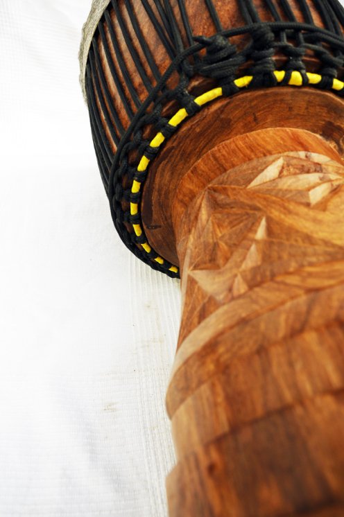 Große Djembe aus Guinea - Oberklasse Djembe Trommel