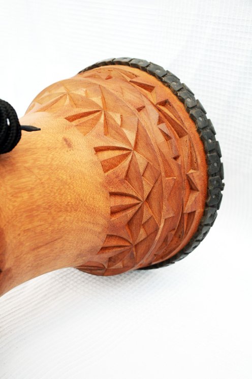 Profi Djembe kaufen - Große Lenke Djembe Trommel aus Guinea