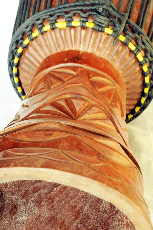 Große Djembe aus Guinea - Oberklasse Djembe Trommel