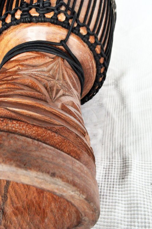 Große Djembe aus Guinea - Oberklasse Djembe Trommel
