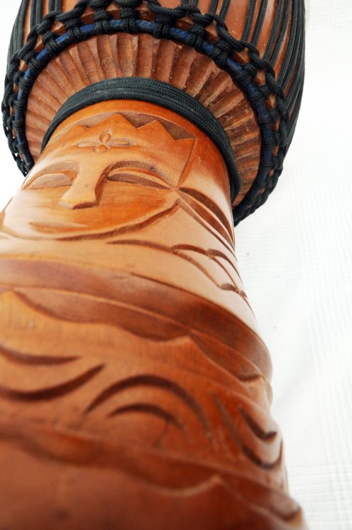 Große Djembe aus Guinea - Oberklasse Djembe Trommel