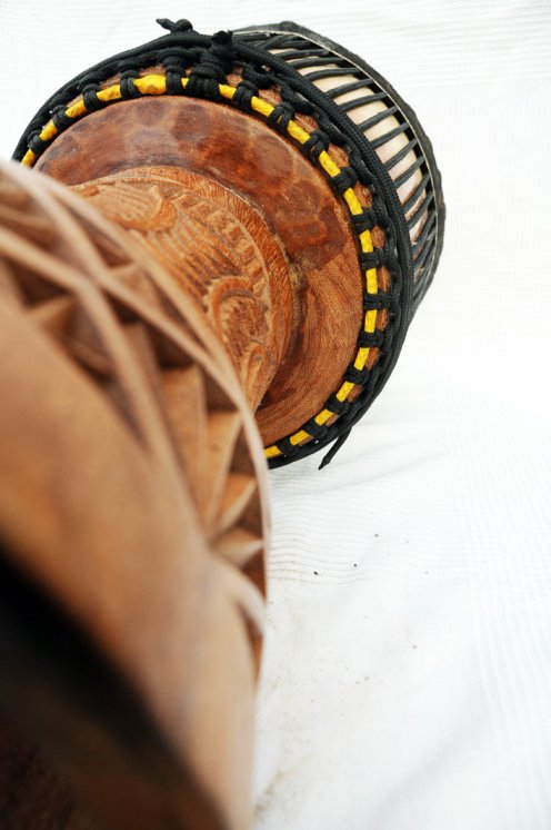 top Djembe aus Guinea - Große Profi Djembe Trommel