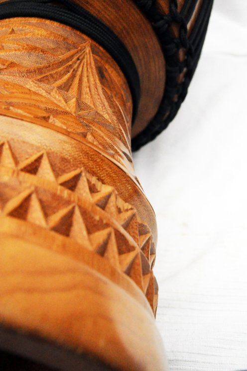 Große Djembe aus Guinea - Oberklasse Djembe Trommel