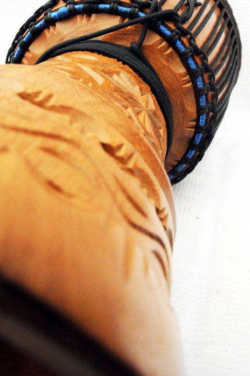 Große Djembe aus Guinea - Oberklasse Djembe Trommel