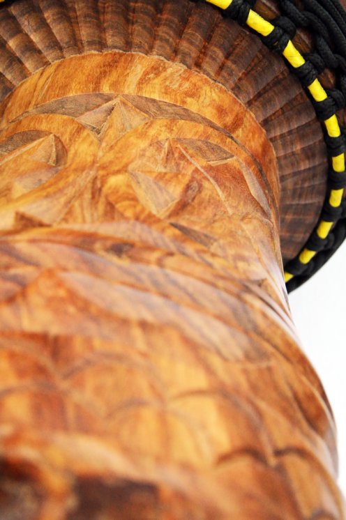 Große Djembe aus Guinea - Oberklasse Djembe Trommel