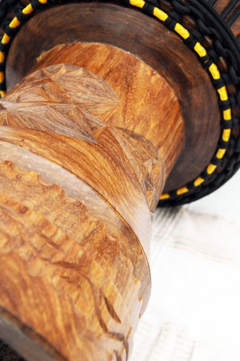 Große Djembe aus Guinea - Oberklasse Djembe Trommel