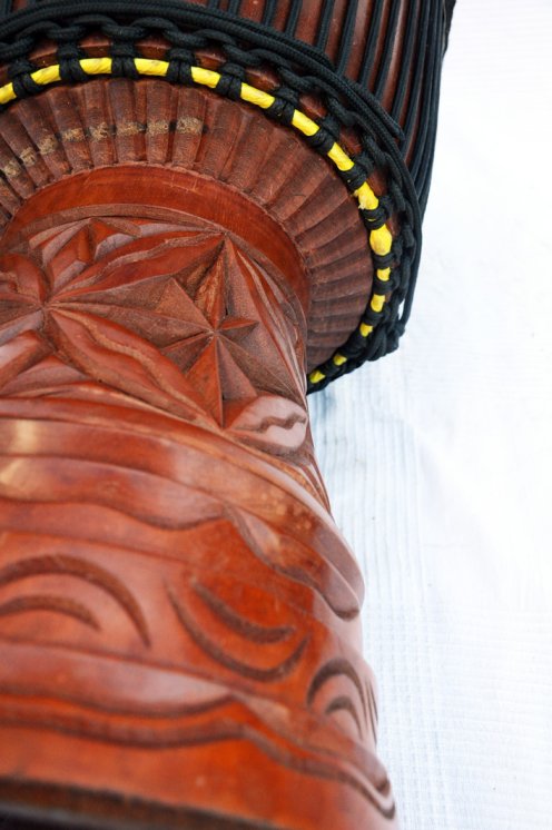 top Djembe aus Guinea - Große Profi Djembe Trommel