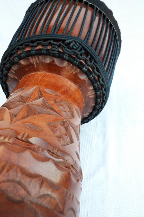 Große Djembe aus Guinea - Oberklasse Djembe Trommel