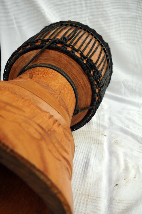 Große Djembe aus Guinea - Oberklasse Djembe Trommel