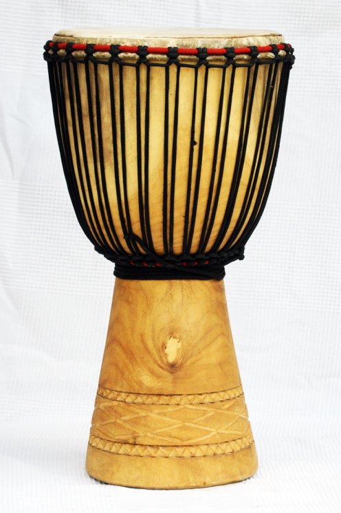 Djembe kaufen - Große Lenke Djembe trommel aus Melina
