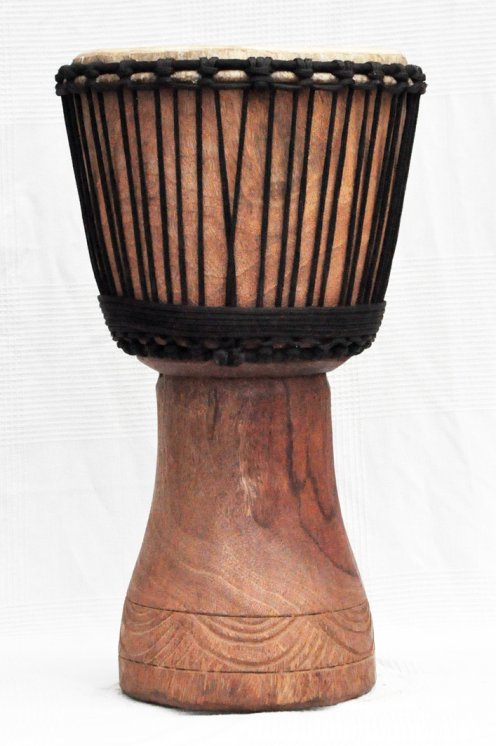 Djembe kaufen - Große Mahagoni Djembe Trommel aus Mali