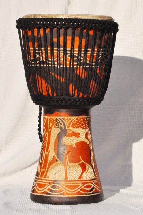 Günstige Djembe kaufen - Große billige Djembe Trommel aus Ghana