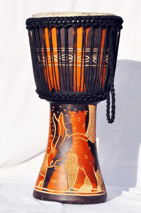 Günstige Djembe kaufen - Große billige Djembe Trommel aus Ghana