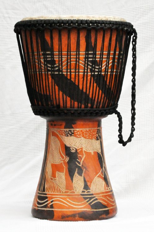 Günstige Djembe kaufen - Große billige Djembe Trommel aus Ghana