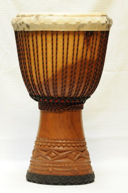 Grand djembé Guinée Top en guéni : djembe guinéen en goni (vène)