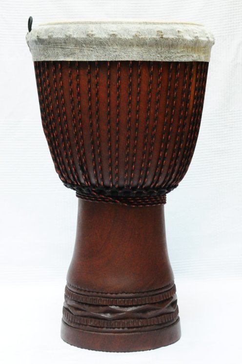 Große Top Guinea Djembe Mahagoni: guineische Djembe kaufen (Acajou, Djala)