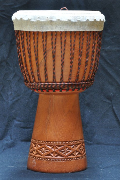 Djembé Guinée en linké (grand) en vente : acheter un djembe guinéen en lingué (grand)