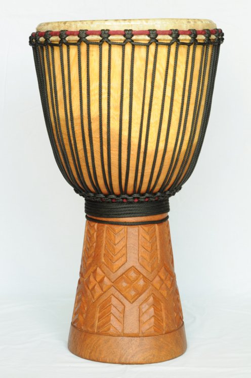 Djembe kaufen - Große Bushmango Djembe trommel aus Mali