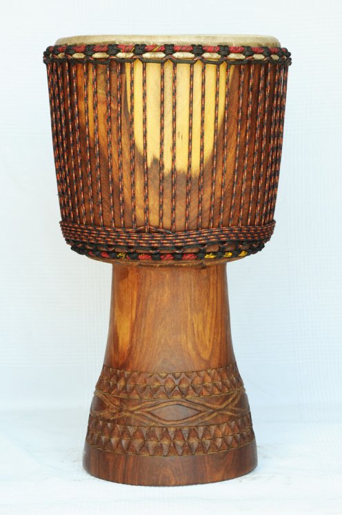 Profi Djembe kaufen - Große Rosenholz Djembe Trommel aus Mali