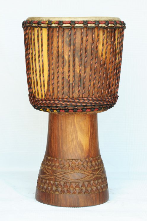 Profi Djembe kaufen - Große Rosenholz Djembe Trommel aus Mali