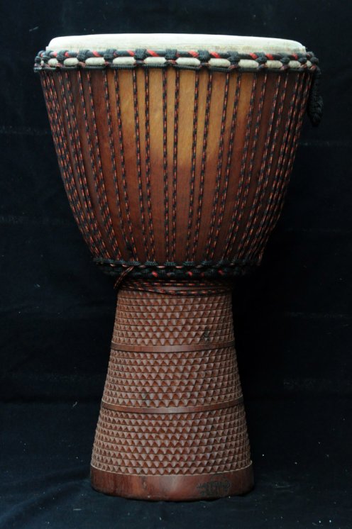 Djembé Mali Top en diala (grand) en vente : acheter un djembe malien en djala (acajou) (grand)