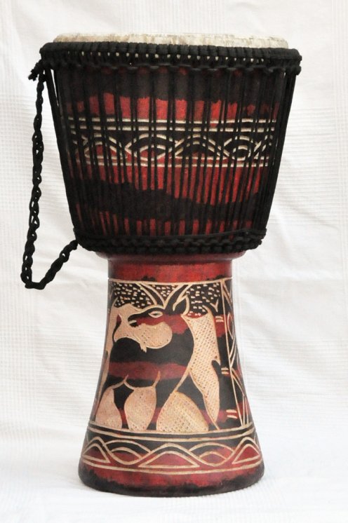 Günstige Djembe kaufen - Große billige Djembe Trommel aus Ghana
