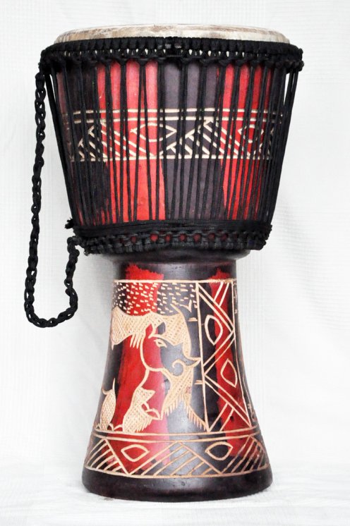 Günstige Djembe kaufen - Große billige Djembe Trommel aus Ghana
