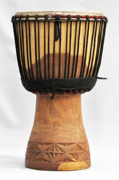 Djembe kaufen - Große Bushmango Djembe trommel aus Mali