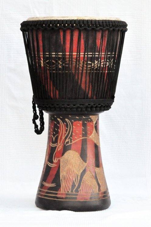 Günstige Djembe kaufen - Große billige Djembe Trommel aus Ghana