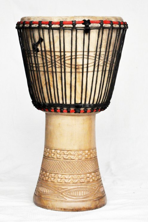 Günstige Djembe kaufen - Große billige Djembe Trommel aus Ghana