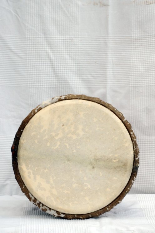 Profi Djembe kaufen - Große Lenke Djembe Trommel aus Guinea
