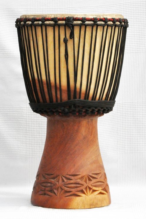 Djembe kaufen - Große Lenke Djembe trommel aus Mali