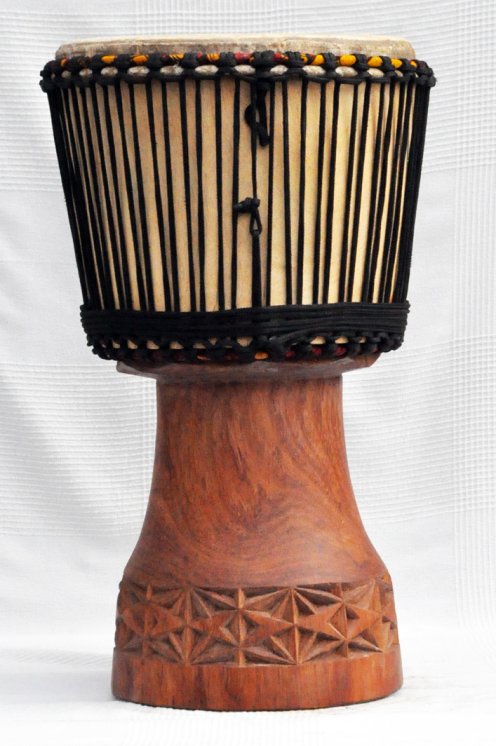 Djembe kaufen - Große Lenke Djembe trommel aus Mali
