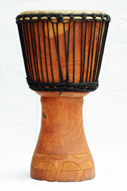 Djembe kaufen - Große Lenke Djembe trommel aus Mali