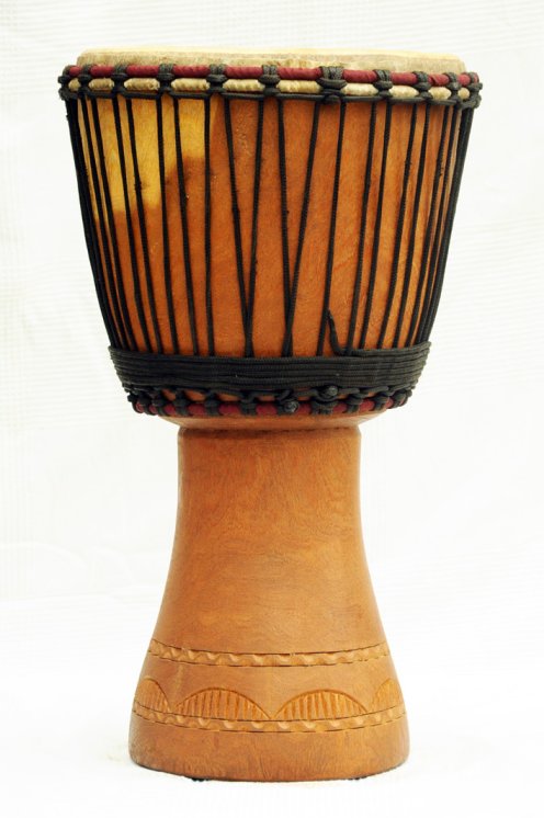 Djembe kaufen - Große Bushmango Djembe trommel aus Mali