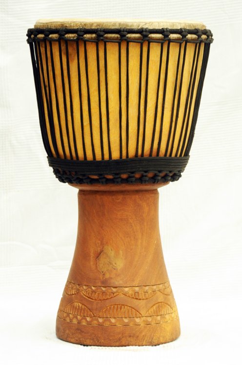 Djembe kaufen - Große Bushmango Djembe trommel aus Mali