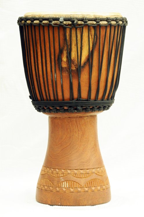 Djembe kaufen - Große Bushmango Djembe trommel aus Mali