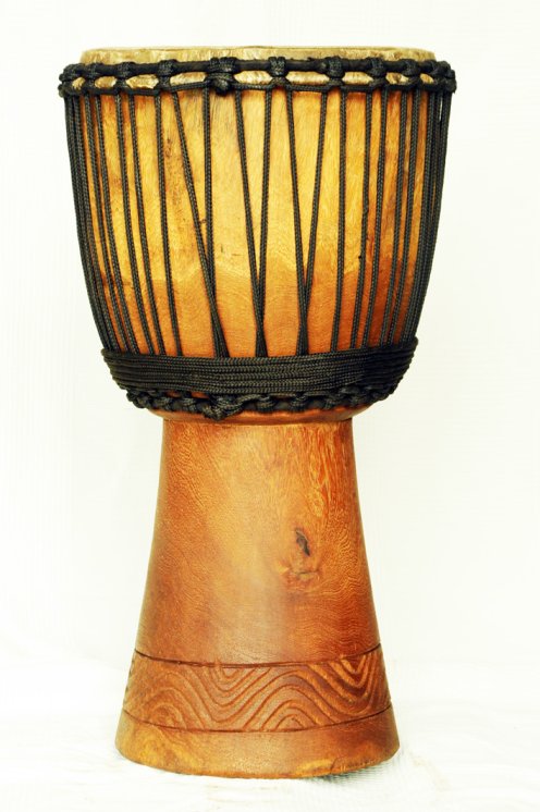 Djembe kaufen - Große Bushmango Djembe trommel aus Mali