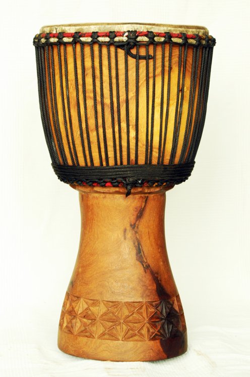 Djembe kaufen - Große Bushmango Djembe trommel aus Mali