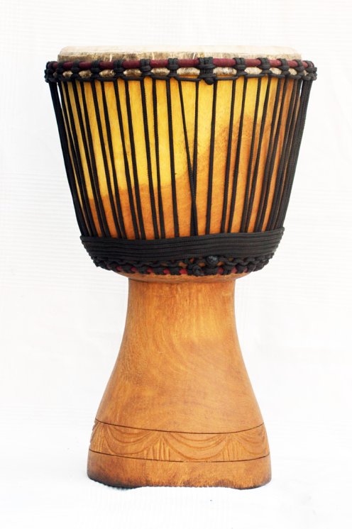 Djembe kaufen - Große Bushmango Djembe trommel aus Mali