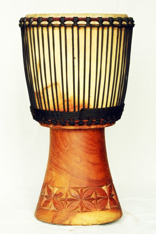 Djembe kaufen - Große Lenke Djembe trommel aus Mali
