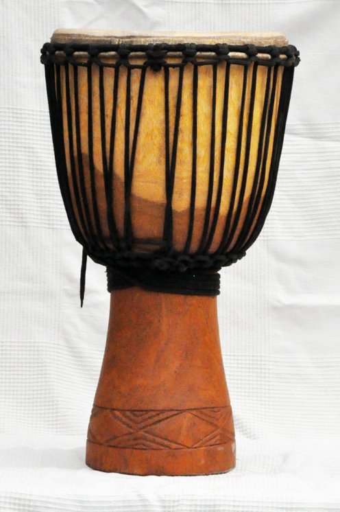 Djembe kaufen - Große Bushmango Djembe trommel aus Mali