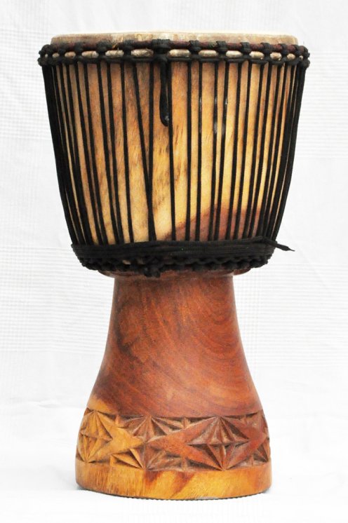 Djembe kaufen - Große Lenke Djembe trommel aus Mali