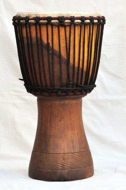 Djembe kaufen - Große Bushmango Djembe trommel aus Mali