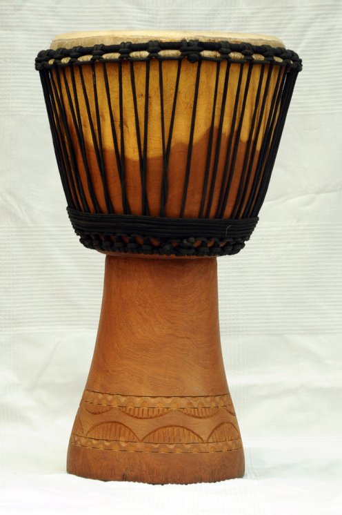 Djembe kaufen - Große Bushmango Djembe trommel aus Mali