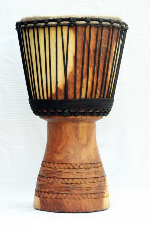 Djembe kaufen - Große Lenke Djembe trommel aus Mali