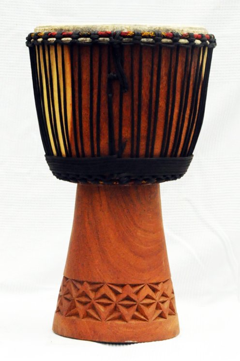 Djembe kaufen - Große Lenke Djembe trommel aus Mali