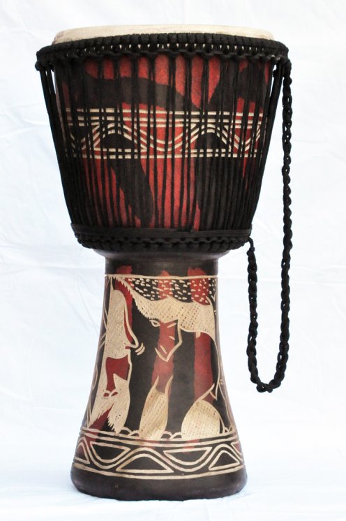 Günstige Djembe kaufen - Große billige Djembe Trommel aus Ghana